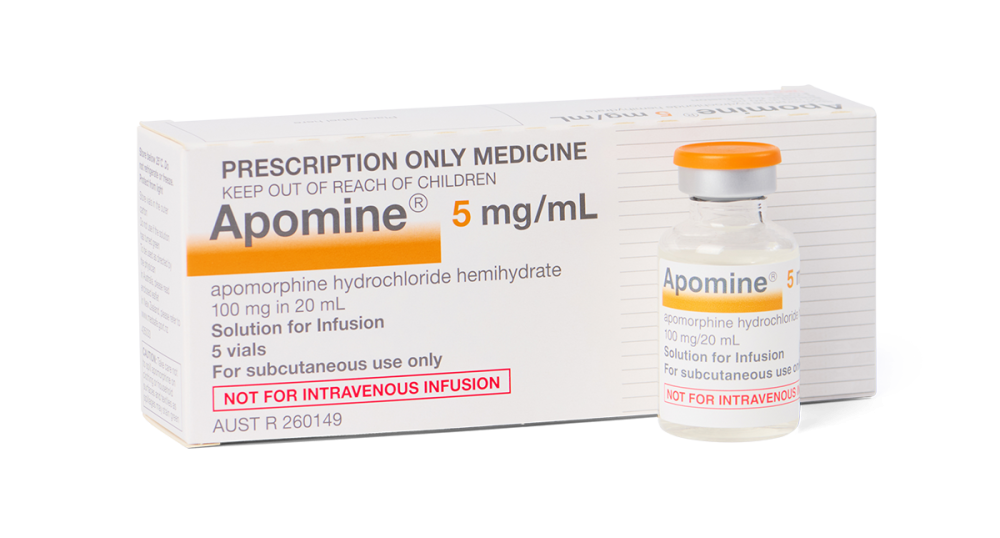Apomine 100mg in 20mL product