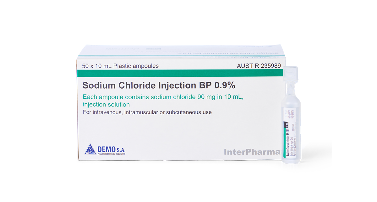 Sodium Chloride for Injection BP (0.9%) 10mL product image