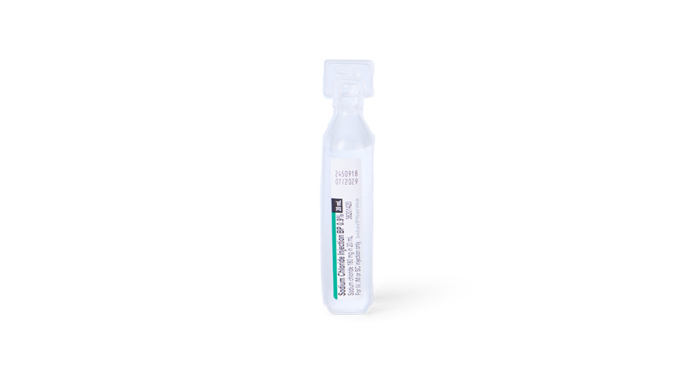 Sodium Chloride for Injection BP (0.9%) 20mL product