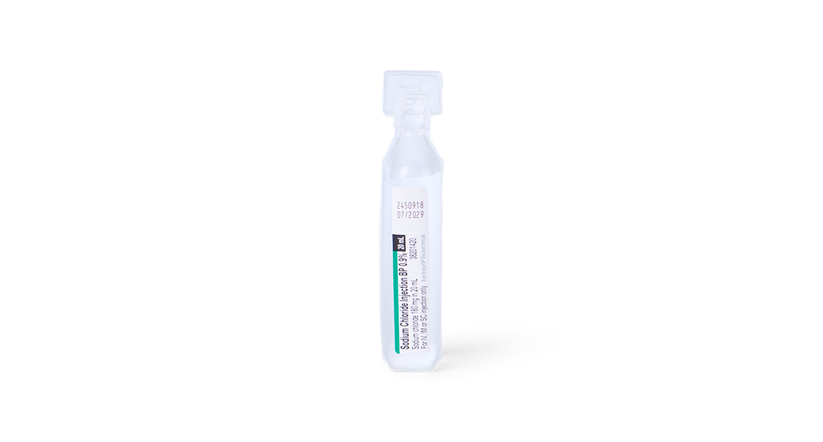 Sodium Chloride for Injection BP (0.9%) 20mL product image