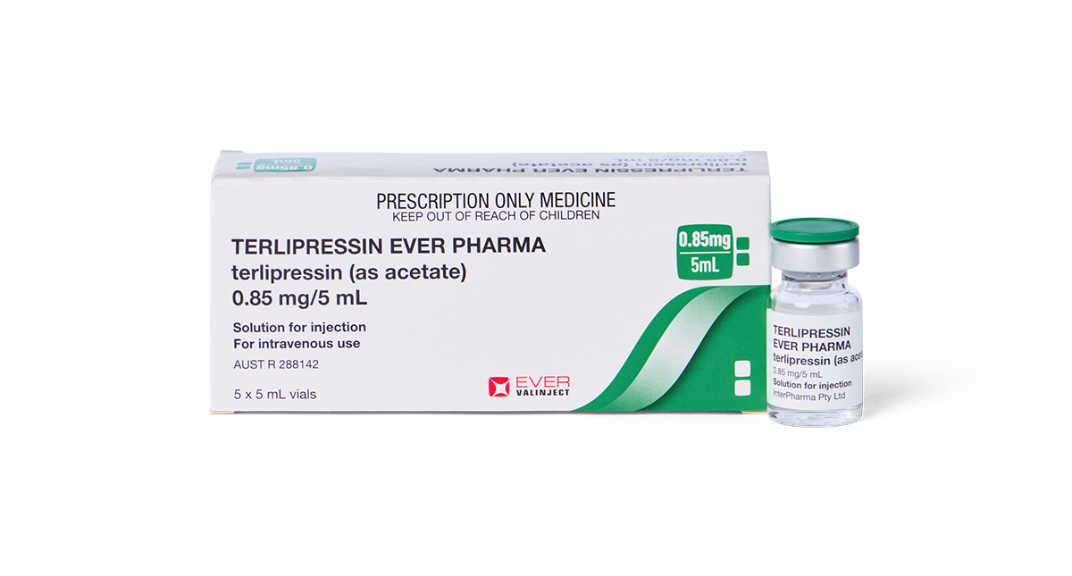 Terlipressin EVER PHARMA 850mcg in 5mL product image