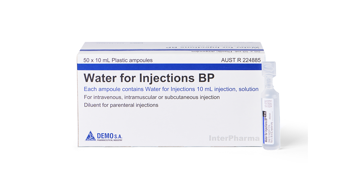 Water for Injections BP 10mL product image