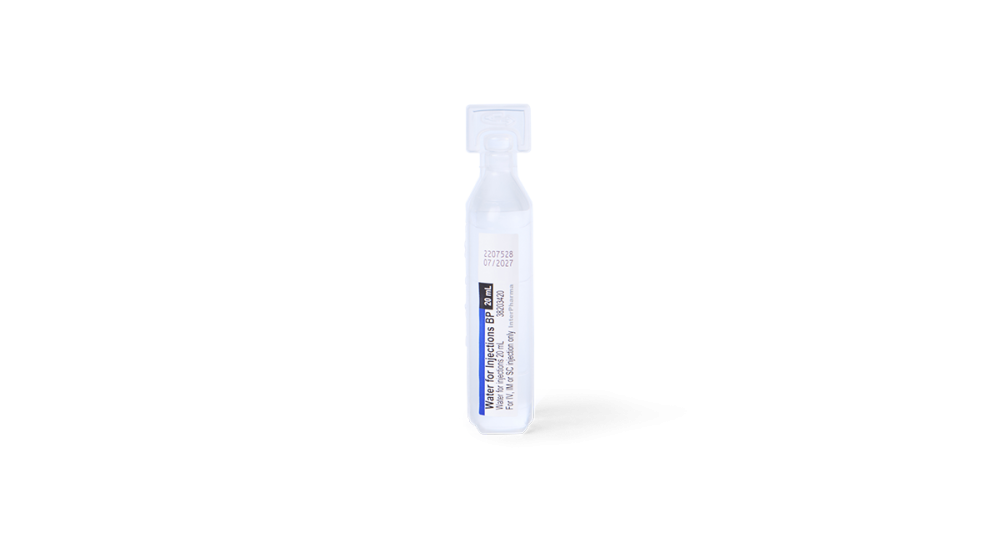 Water for Injections BP 20mL product
